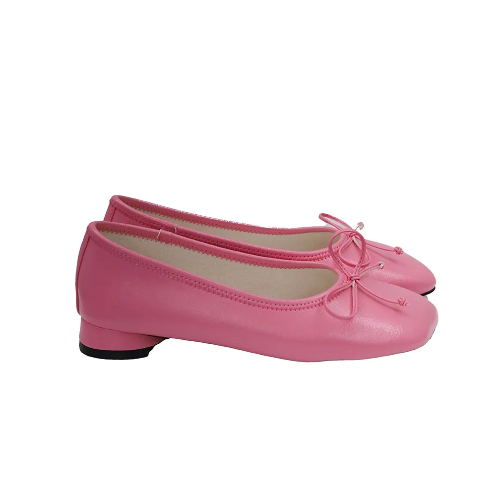 Colorful Ribboned Ballet Flats OJ03