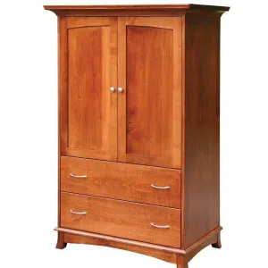 Crescent Solid Wood Amish Armoire