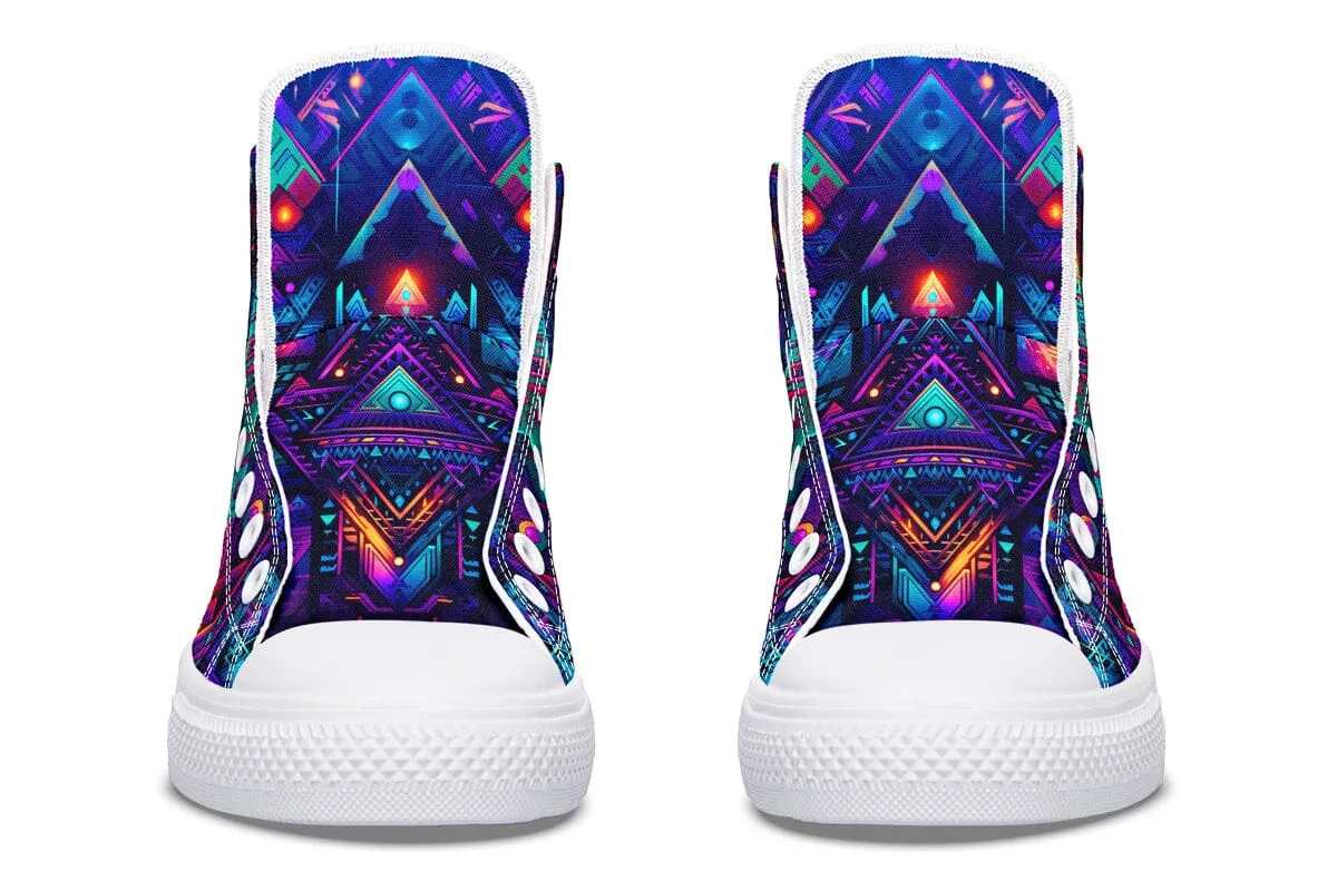 Cyber Night High Top Shoes