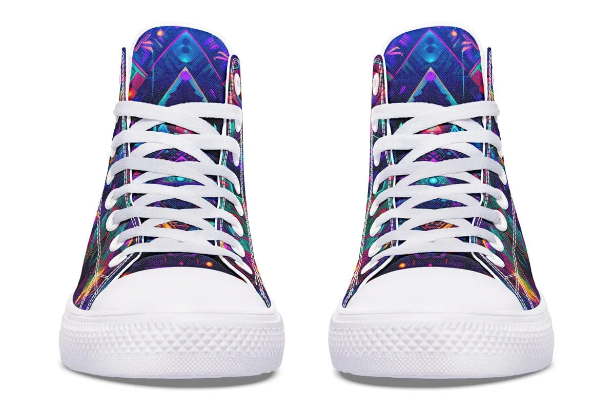 Cyber Night High Top Shoes