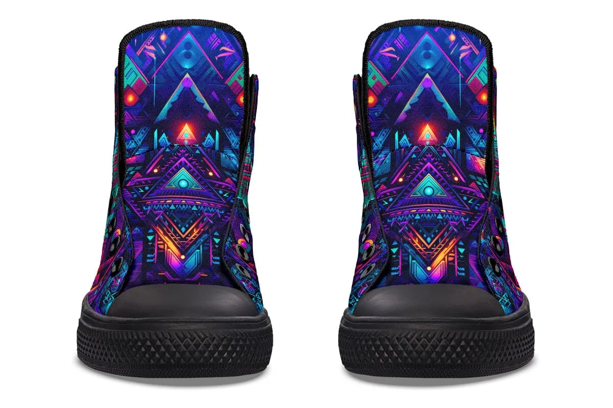 Cyber Night High Top Shoes