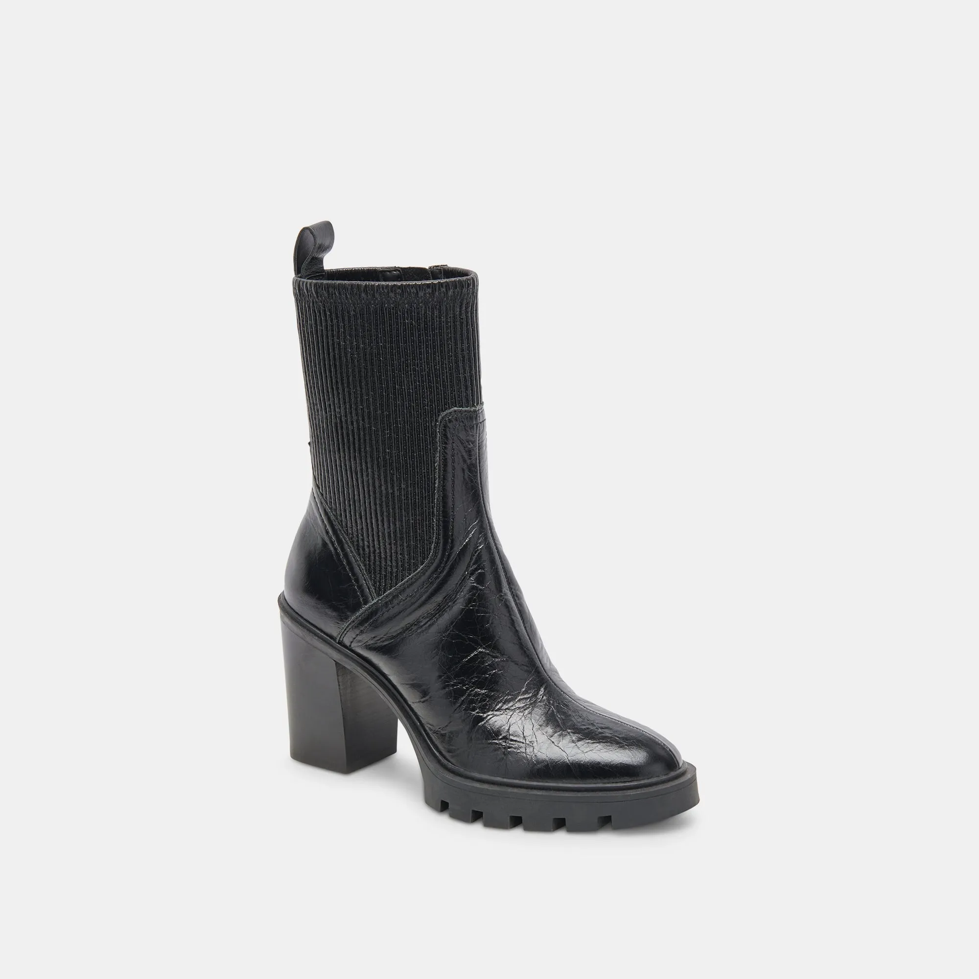 Dolce Vita Marni H20 Boots in Midnight Crinkle Patent