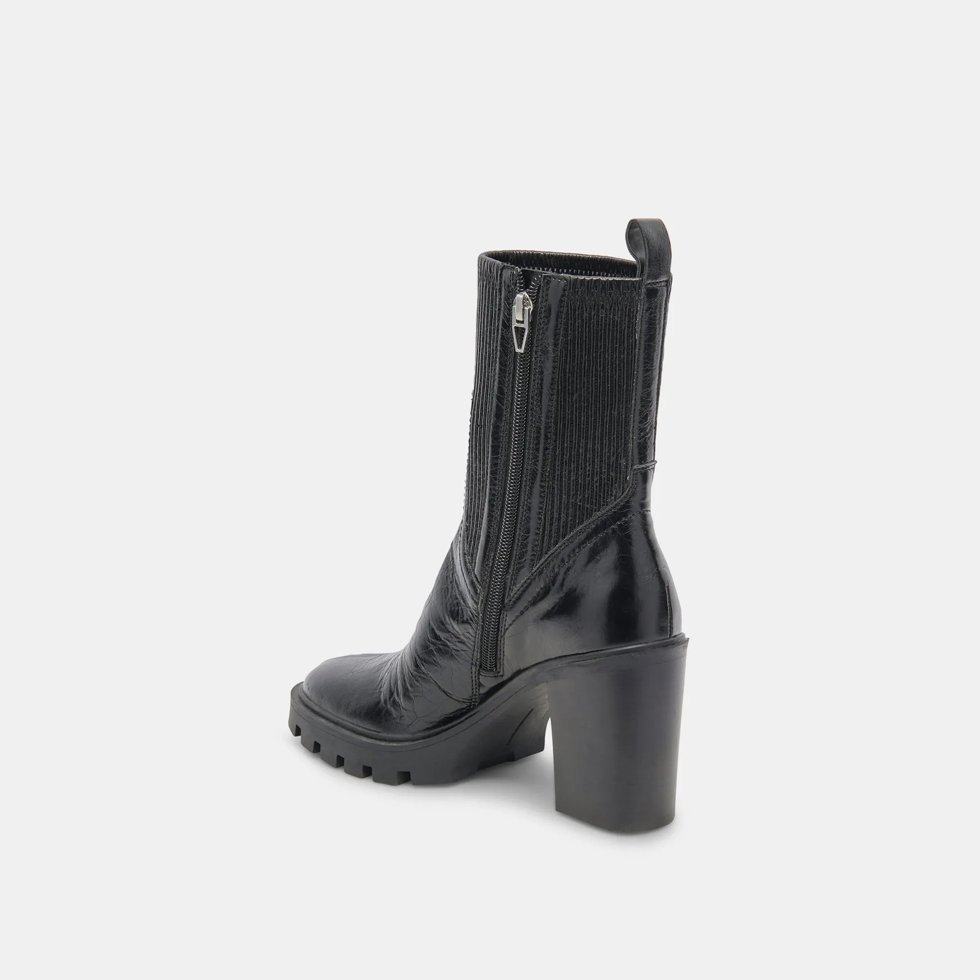 Dolce Vita Marni H20 Boots in Midnight Crinkle Patent