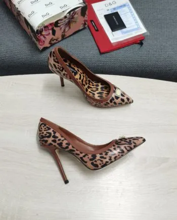 DolGa Leopard-Print Pumps Brown For Women DG Shoes CD1583AW384HYNBM