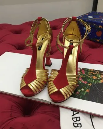 DolGa Pumps Gold For Women DG Shoes