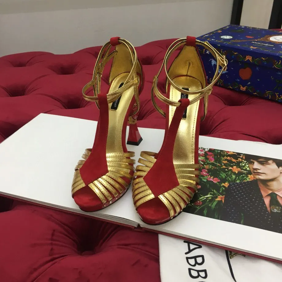 DolGa Pumps Gold For Women DG Shoes