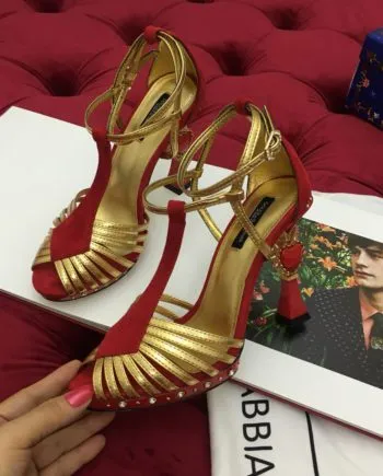 DolGa Pumps Gold For Women DG Shoes