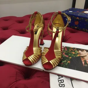 DolGa Pumps Gold For Women DG Shoes