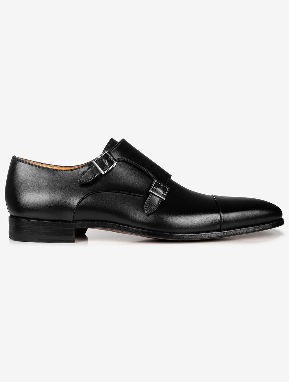 Double Monk Shoe Black