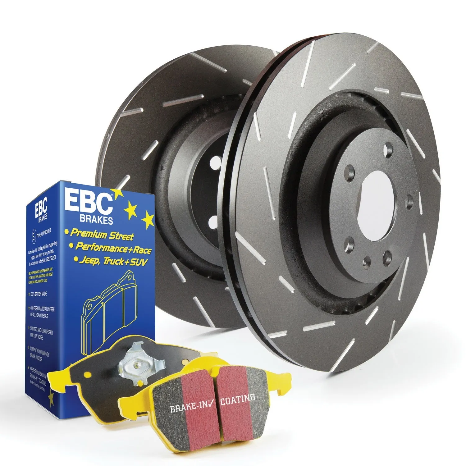 EBC Brakes S9KR1512 S9 Kits Yellowstuff and USR Rotors;