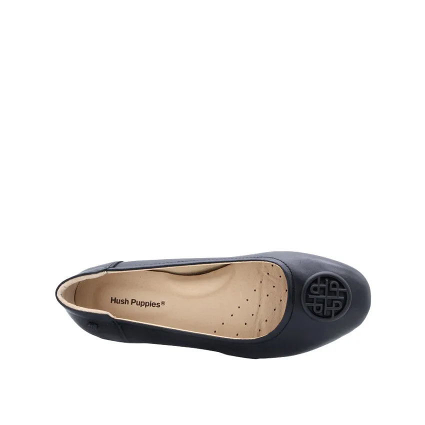 Eden Medallion Women's Shoes - Black Leather