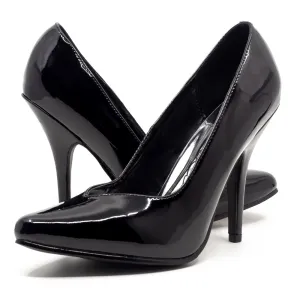 Ellie Shoes 5" Heel Patent Pump - Black