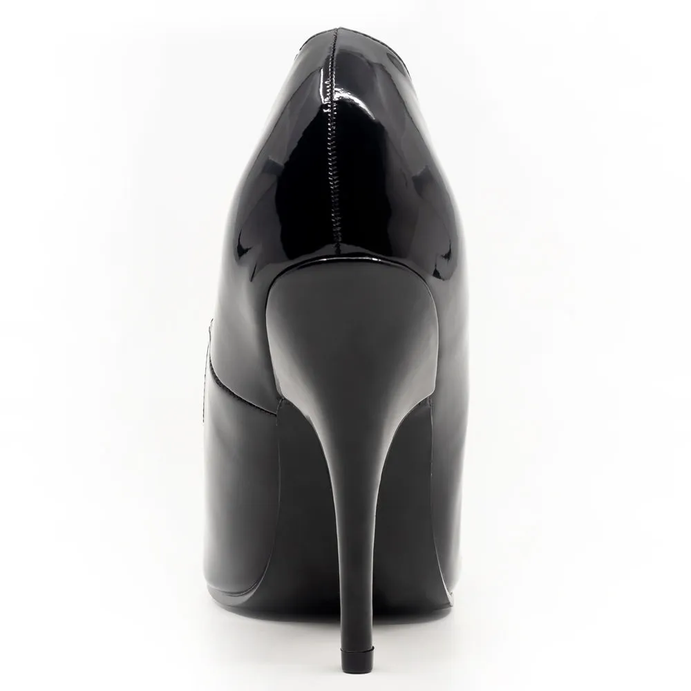 Ellie Shoes 5" Heel Patent Pump - Black