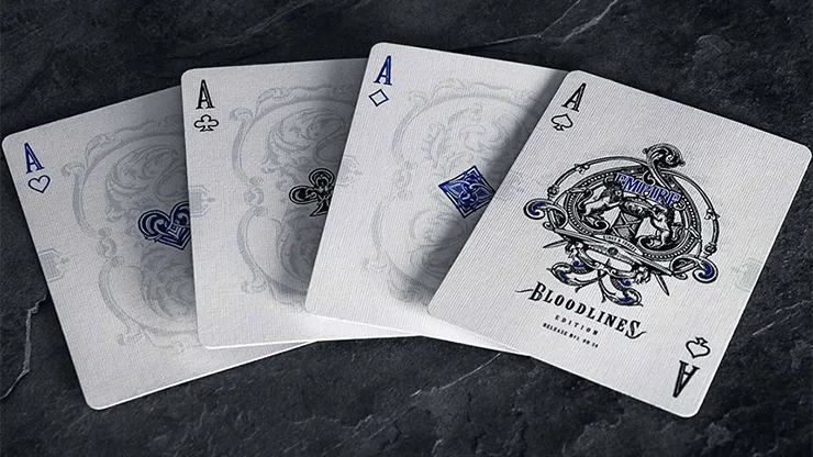 Empire Bloodlines (Green, Blue) Playing Cards by USPCC