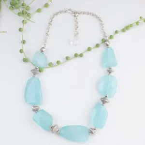 Flowing Aqua  Necklace