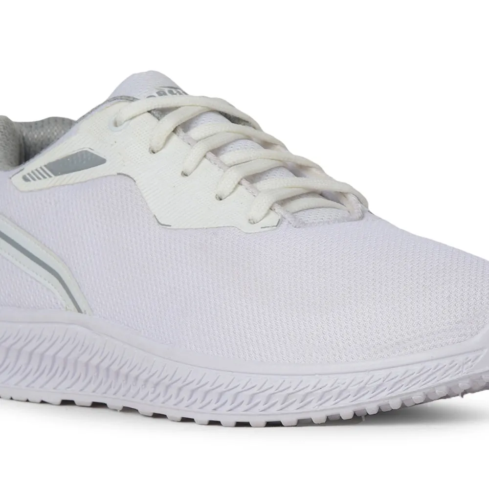 Force10 White Sports Walking Shoes For Men OSLO-M1E By Liberty