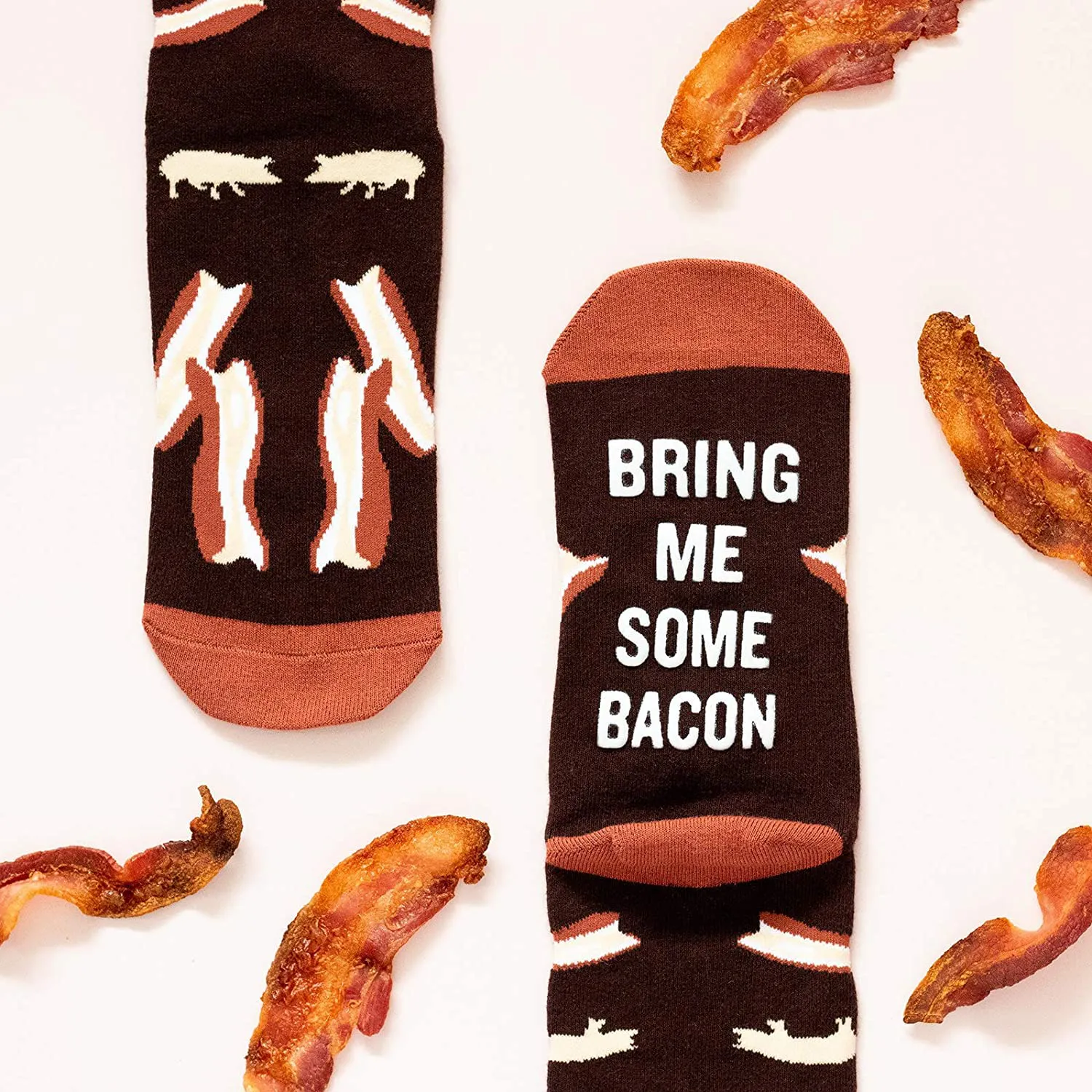 If You Can Read This, Bring Me Some - Funny Food Socks Novelty Christmas Gift & Secret Santa Idea for Men and Women