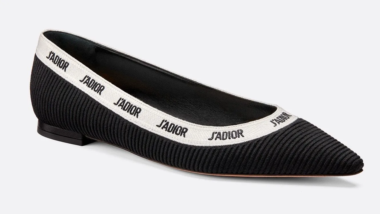 J'Adior Embroidered Ballet Flat