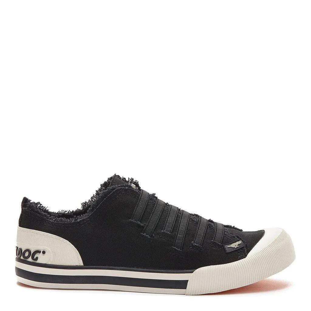 Joint Black Canvas Sneaker