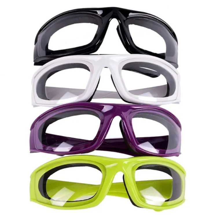 Kitchen Accessories Onion Goggles Barbecue Safety Glasses Eyes Protector(White)