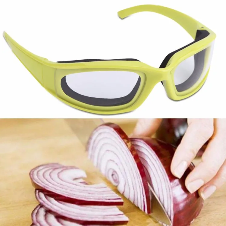 Kitchen Accessories Onion Goggles Barbecue Safety Glasses Eyes Protector(White)