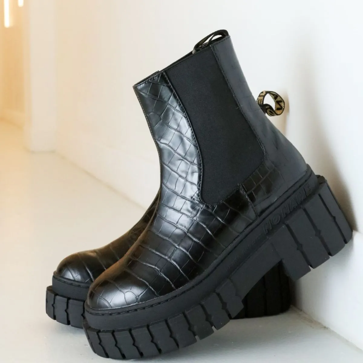 Kross Shine P.Croco Chelsea Boots