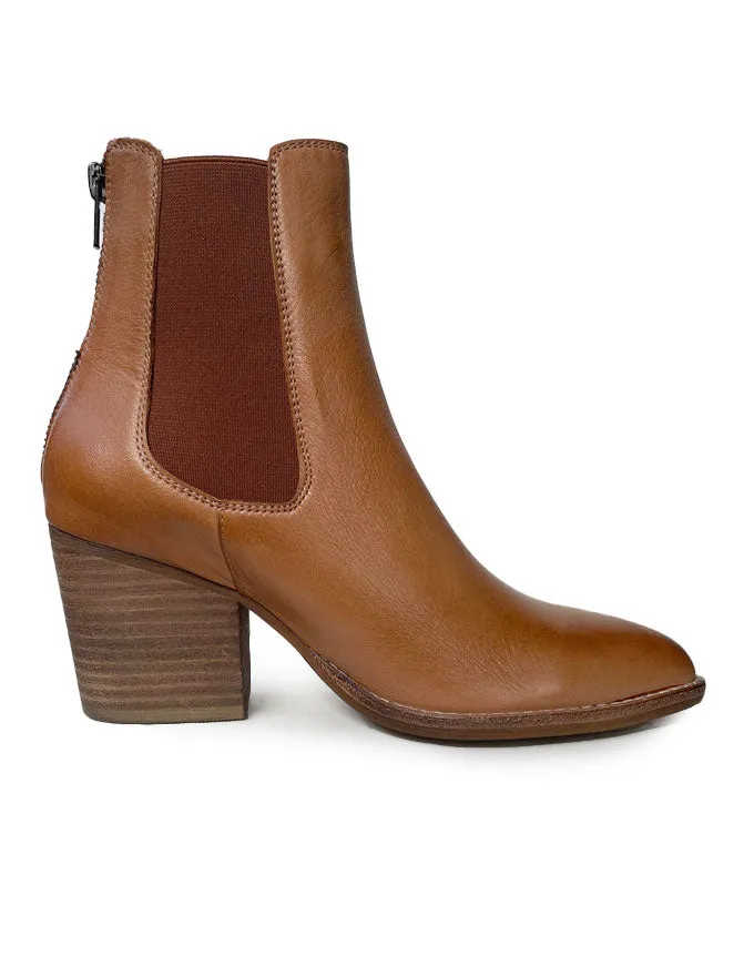 Kylor Ankle Boots Tan Leather