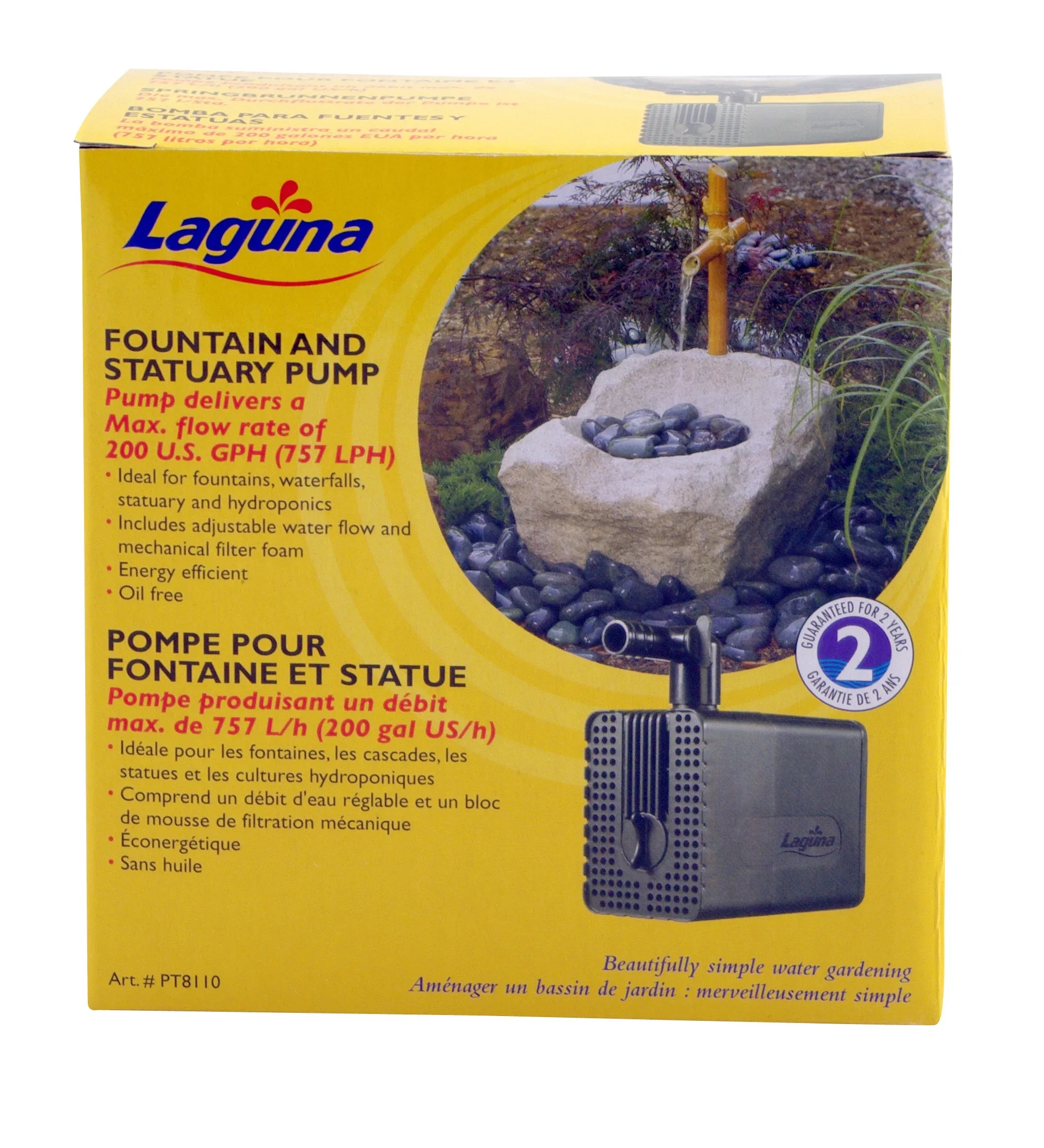 Laguna Submersible Fountain Pump 200 GPH