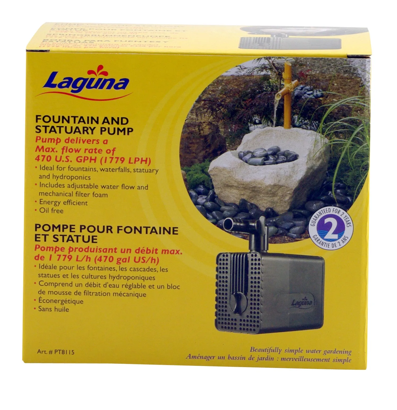 Laguna Submersible Fountain Pump 470 GPH