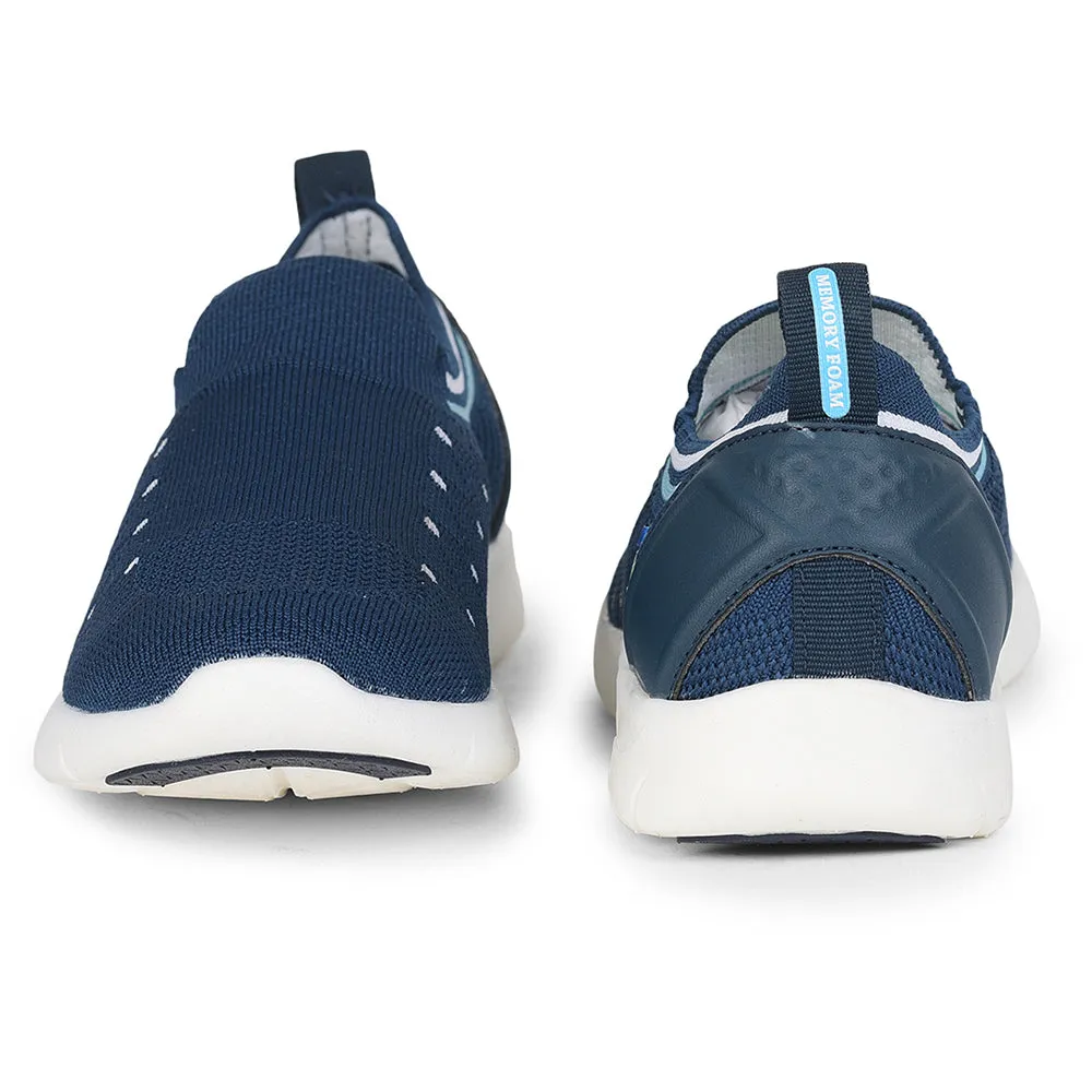 Leap7x Non Lacing Sports Shoes For Ladies (N.Blue) TOKYO-1 By Liberty