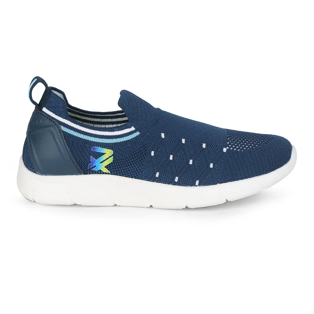 Leap7x Non Lacing Sports Shoes For Ladies (N.Blue) TOKYO-1 By Liberty