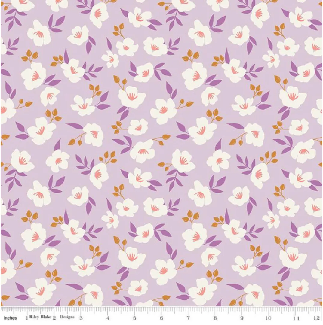 Let It Bloom ~ Flowing Floral C14282-LILAC