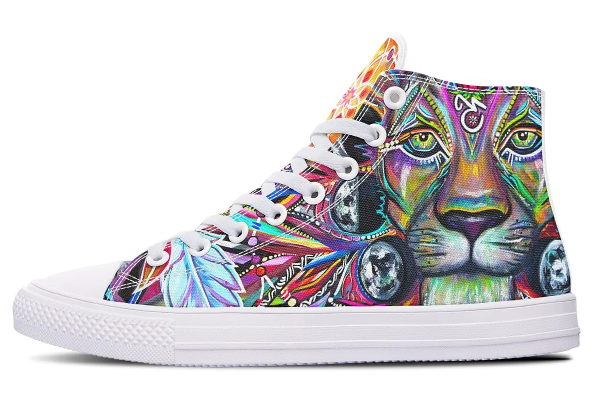 Lunar Lion High Top Shoes