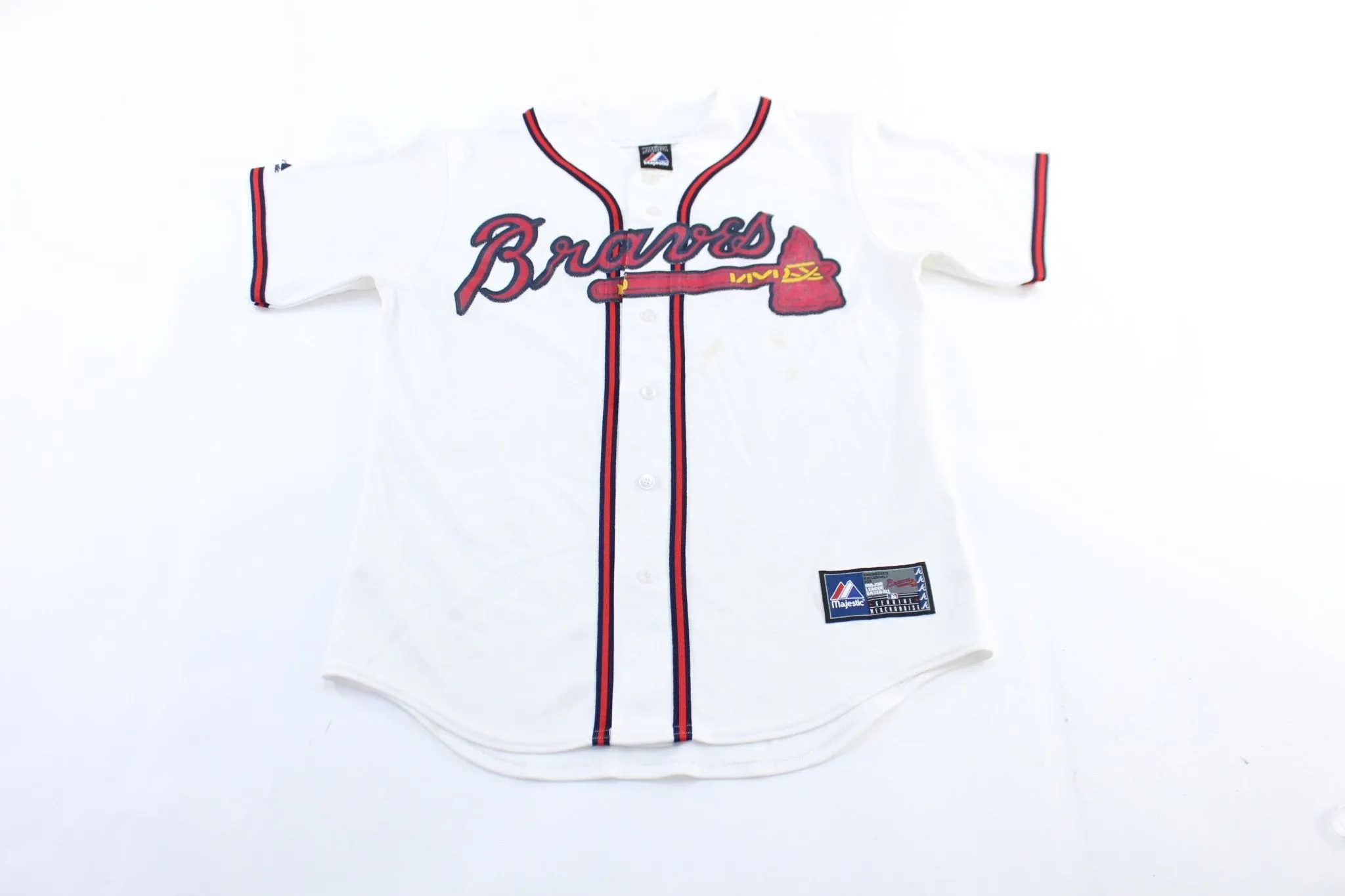 Majestic Embroidered Atlanta Braves Baseball Jersey