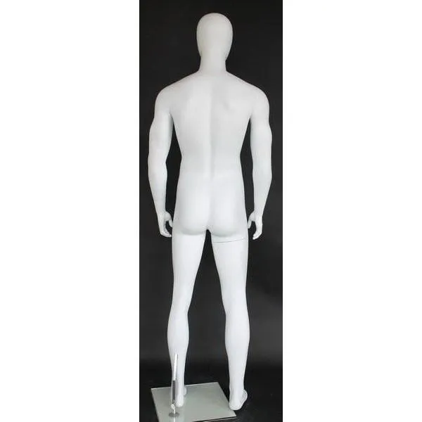 Male Egghead Mannequin MM-SFM69E-WT