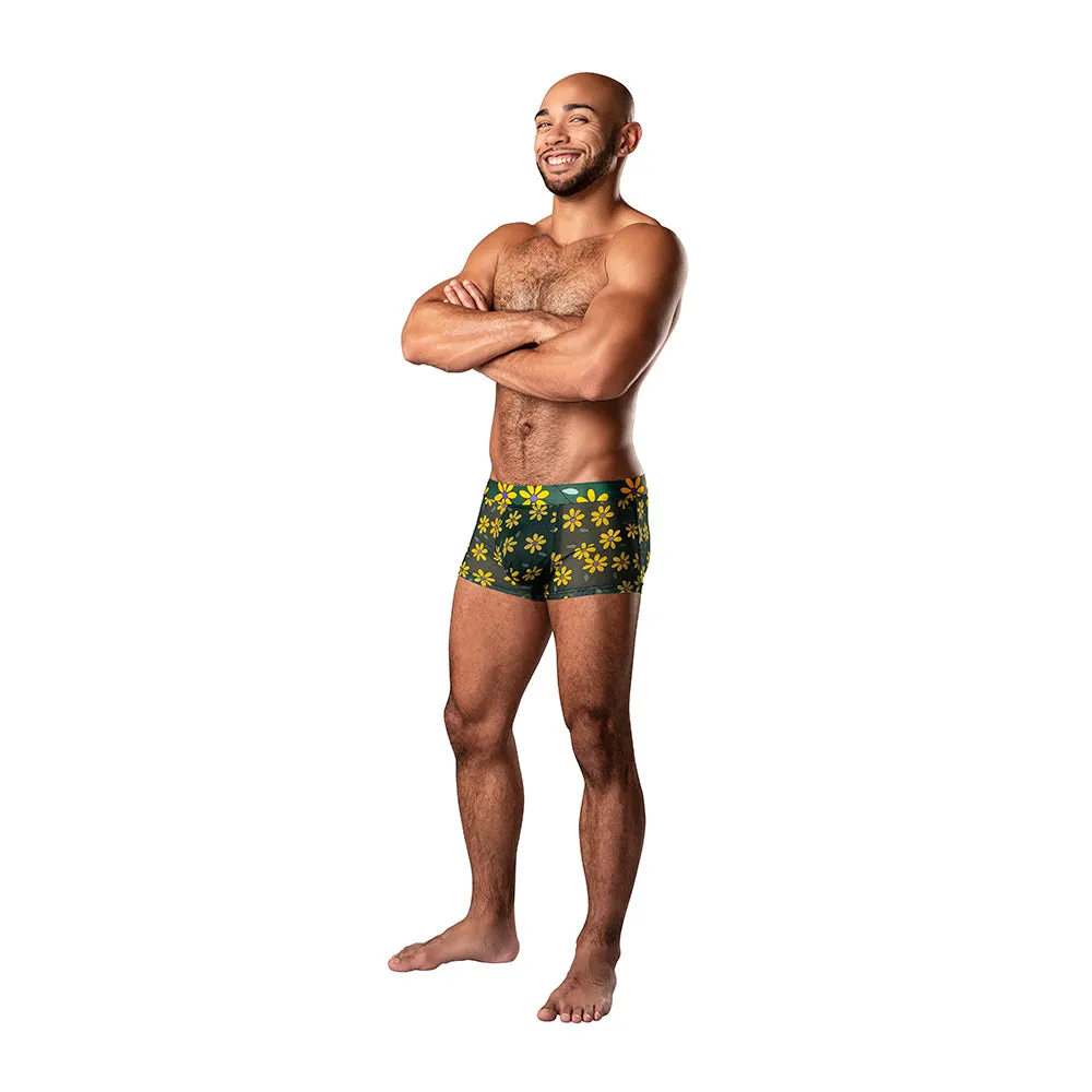 Male Power Petal Power Pouch Short Daisy Print XL