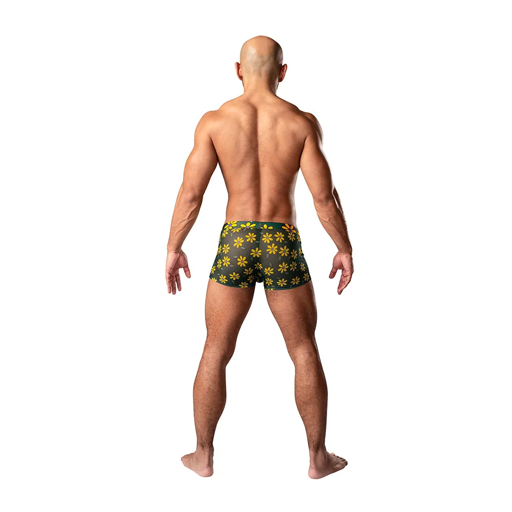 Male Power Petal Power Pouch Short Daisy Print XL