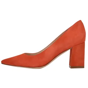 Marc Fisher Zala Orange Suede