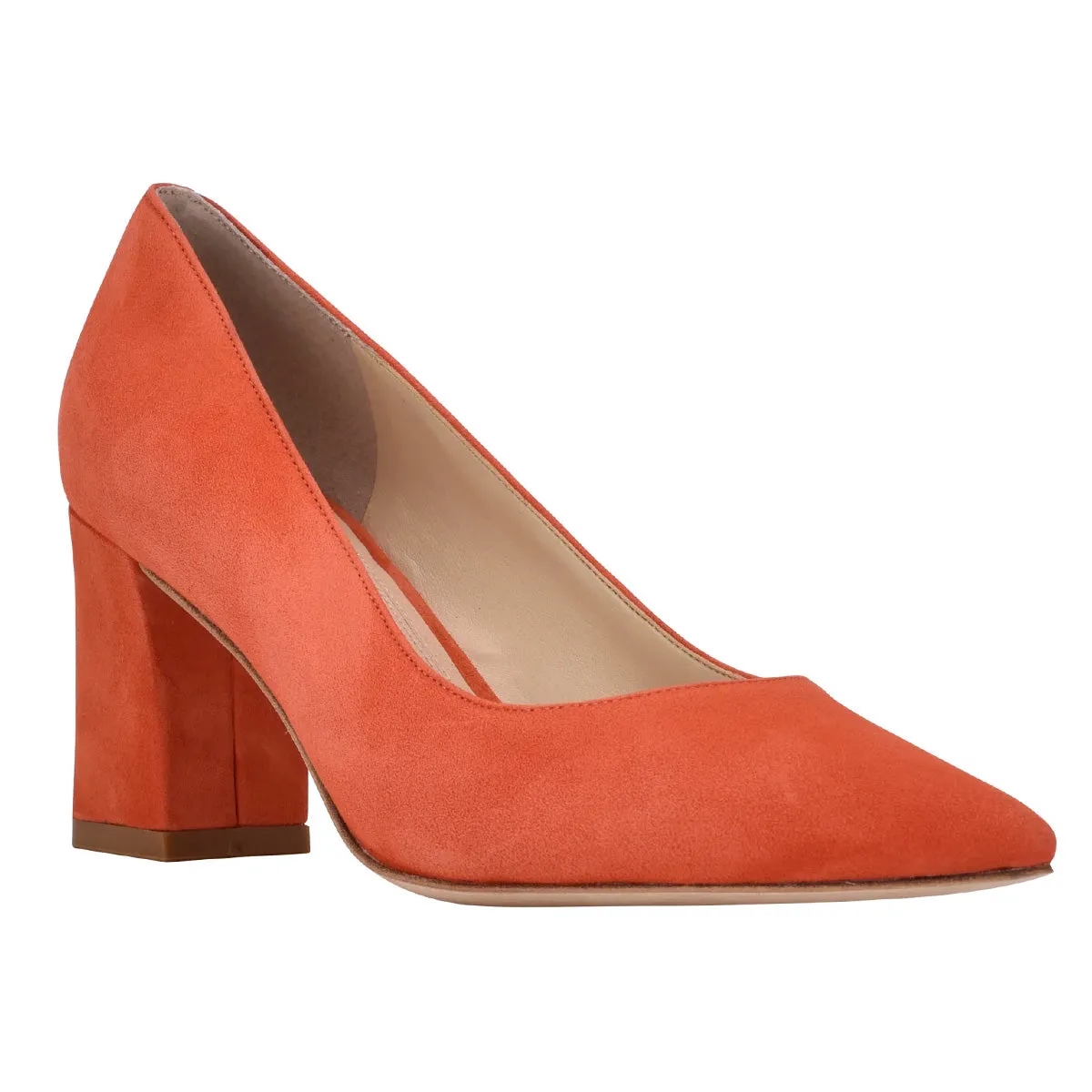 Marc Fisher Zala Orange Suede