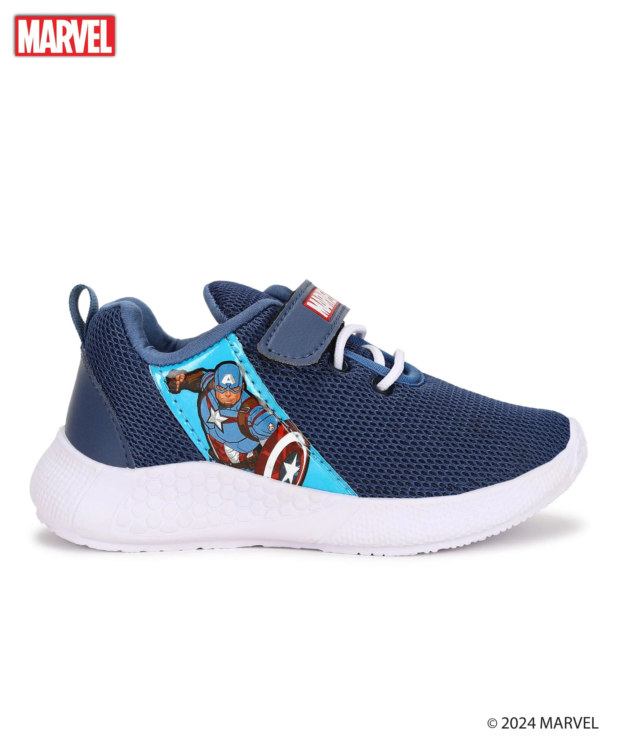 Marvel Captain America MK8011K Kids' Casual Shoes | Comfortable and Stylish Footwear for Boys with Durable Construction, Cushioned Support, and Stylish Design | Ideal for Everyday Use Royal Blue