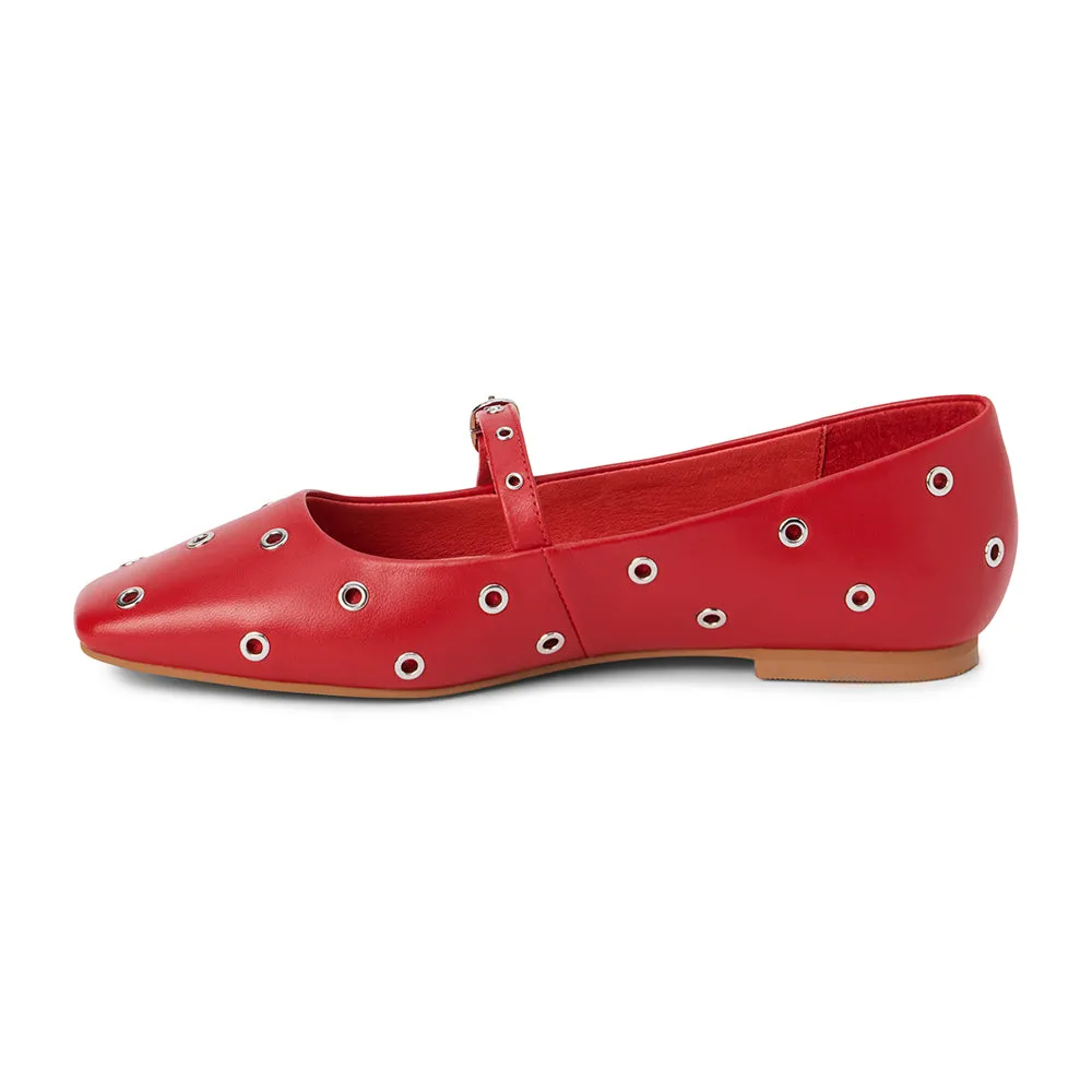 Matisse Mick Ballet Flat in Red