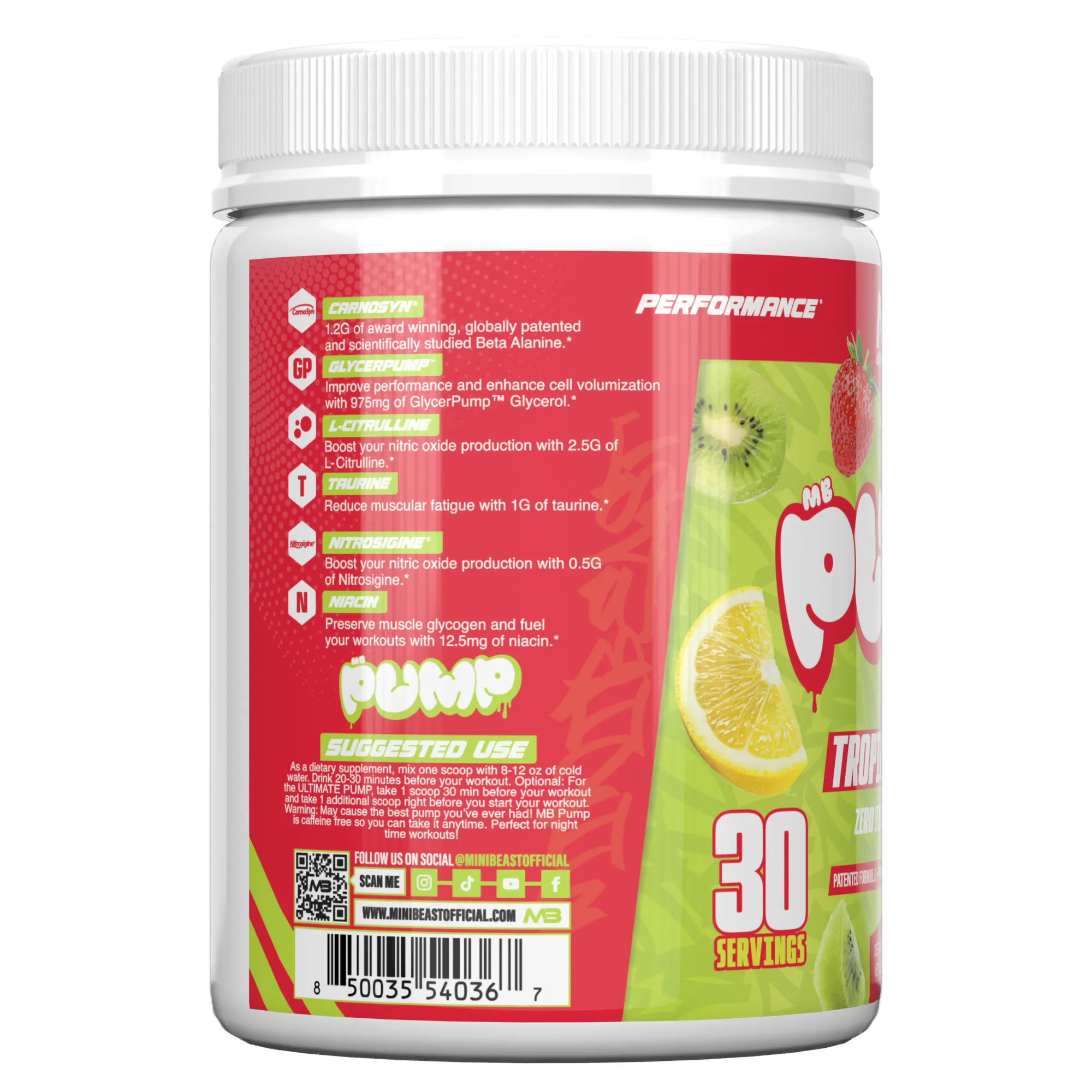 MB Pump (Zero Stim Pre-Workout)