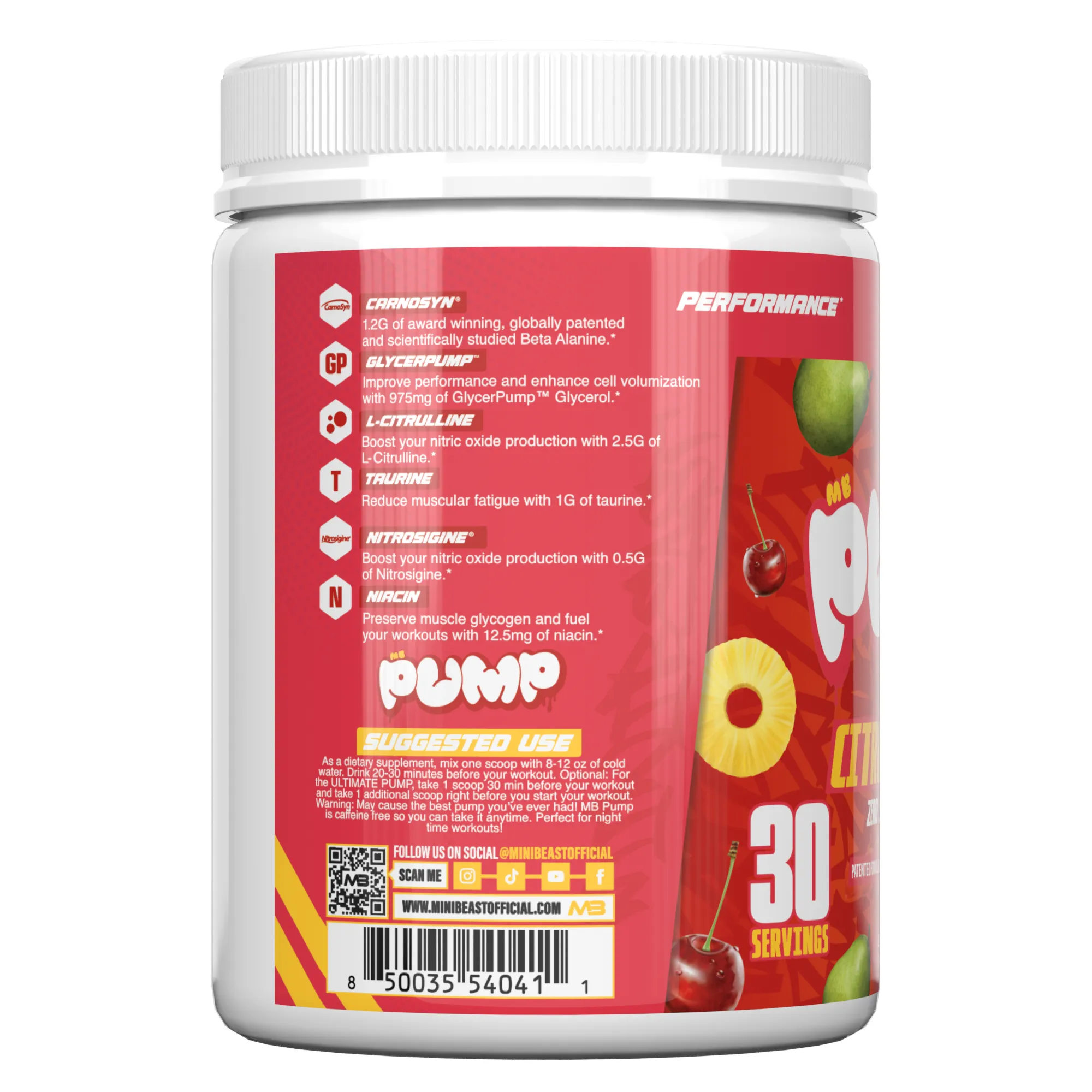 MB Pump (Zero Stim Pre-Workout)