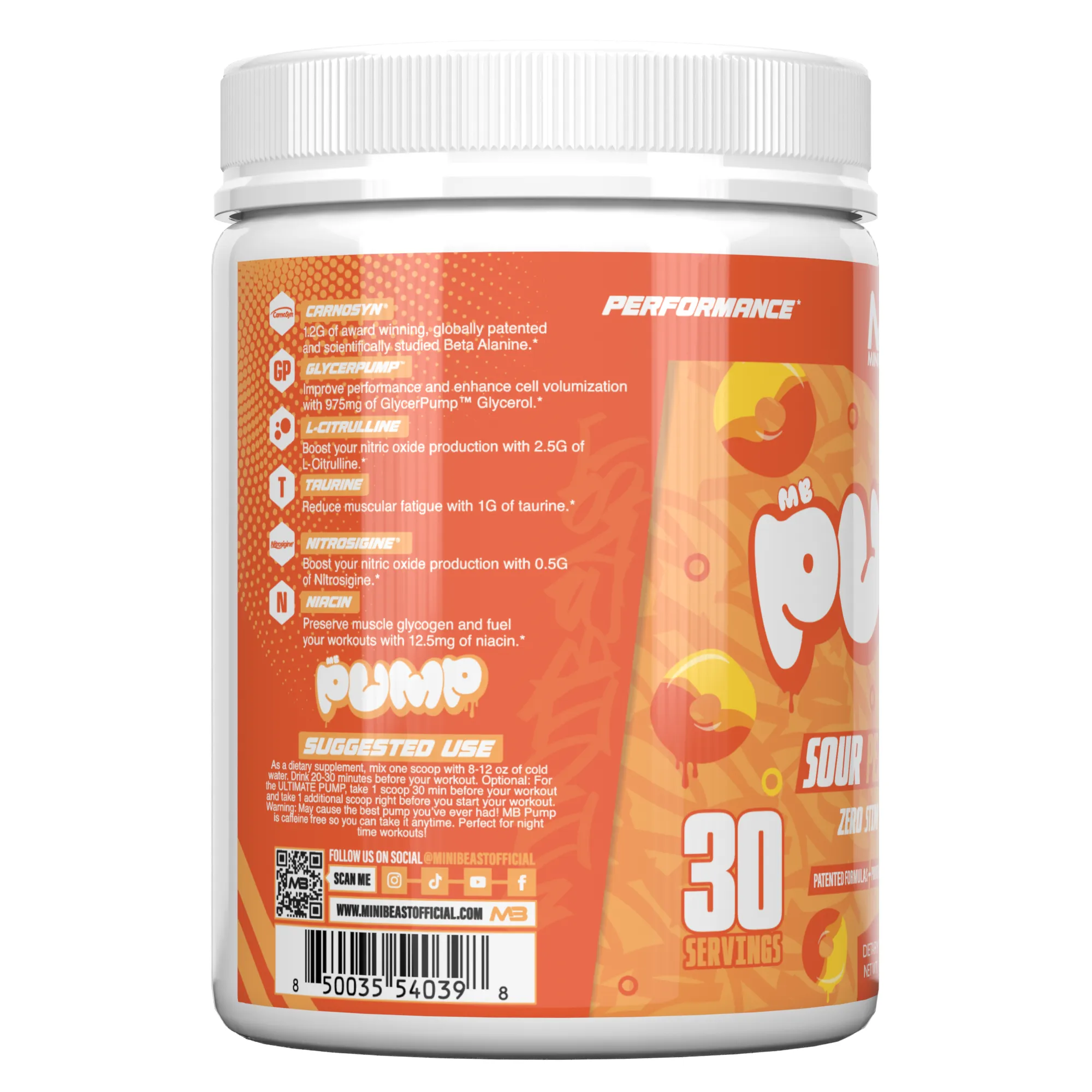 MB Pump (Zero Stim Pre-Workout)