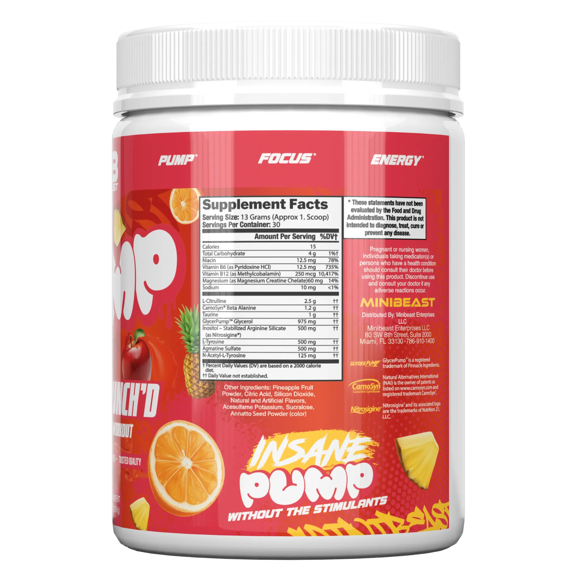 MB Pump (Zero Stim Pre-Workout)