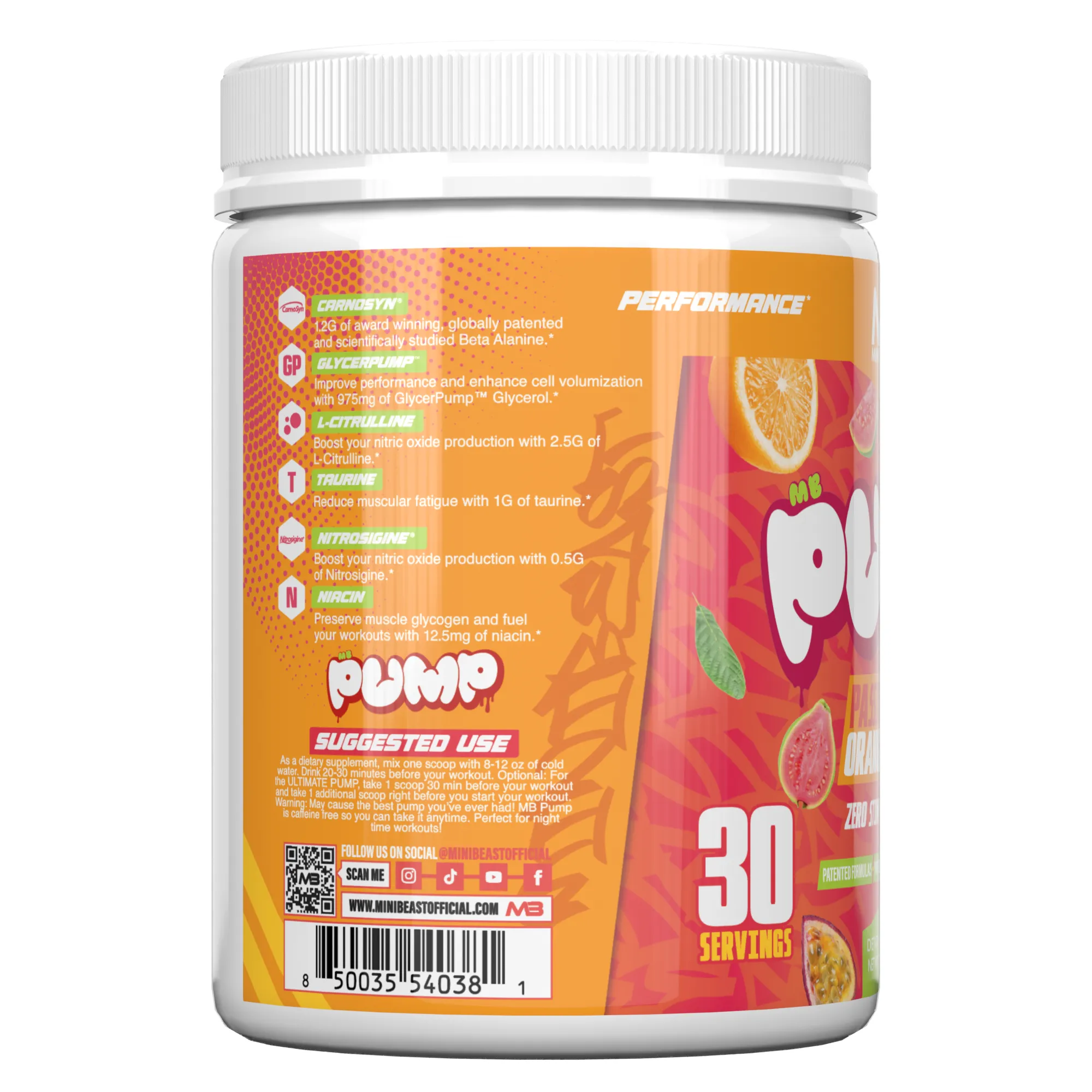 MB Pump (Zero Stim Pre-Workout)