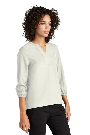 MERCER METTLE™ Women's Stretch Crepe 3/4-Sleeve Blouse MM2011