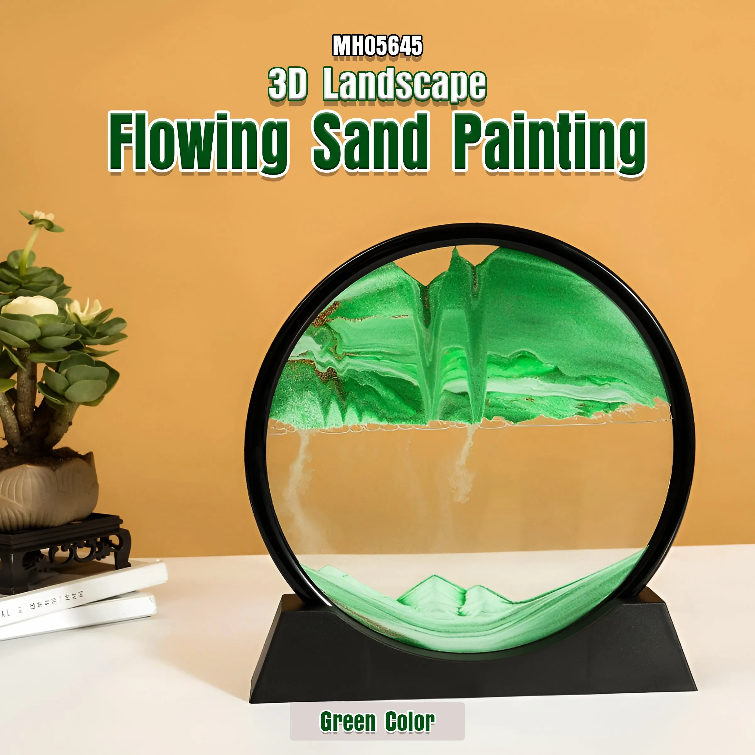 MH05645  3D Landscape Flowing Sand Painting