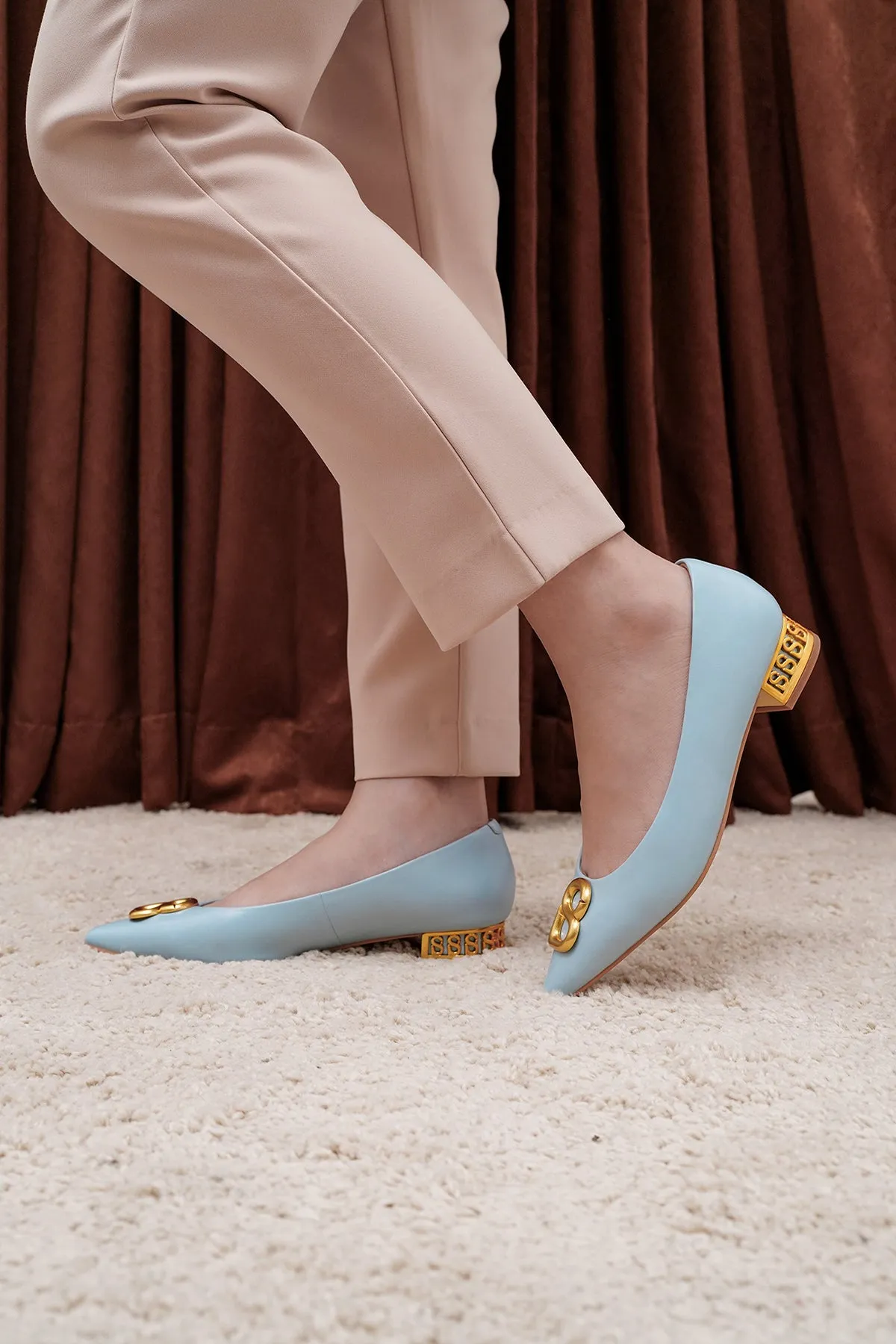 Milly Pump Shoes - Blue