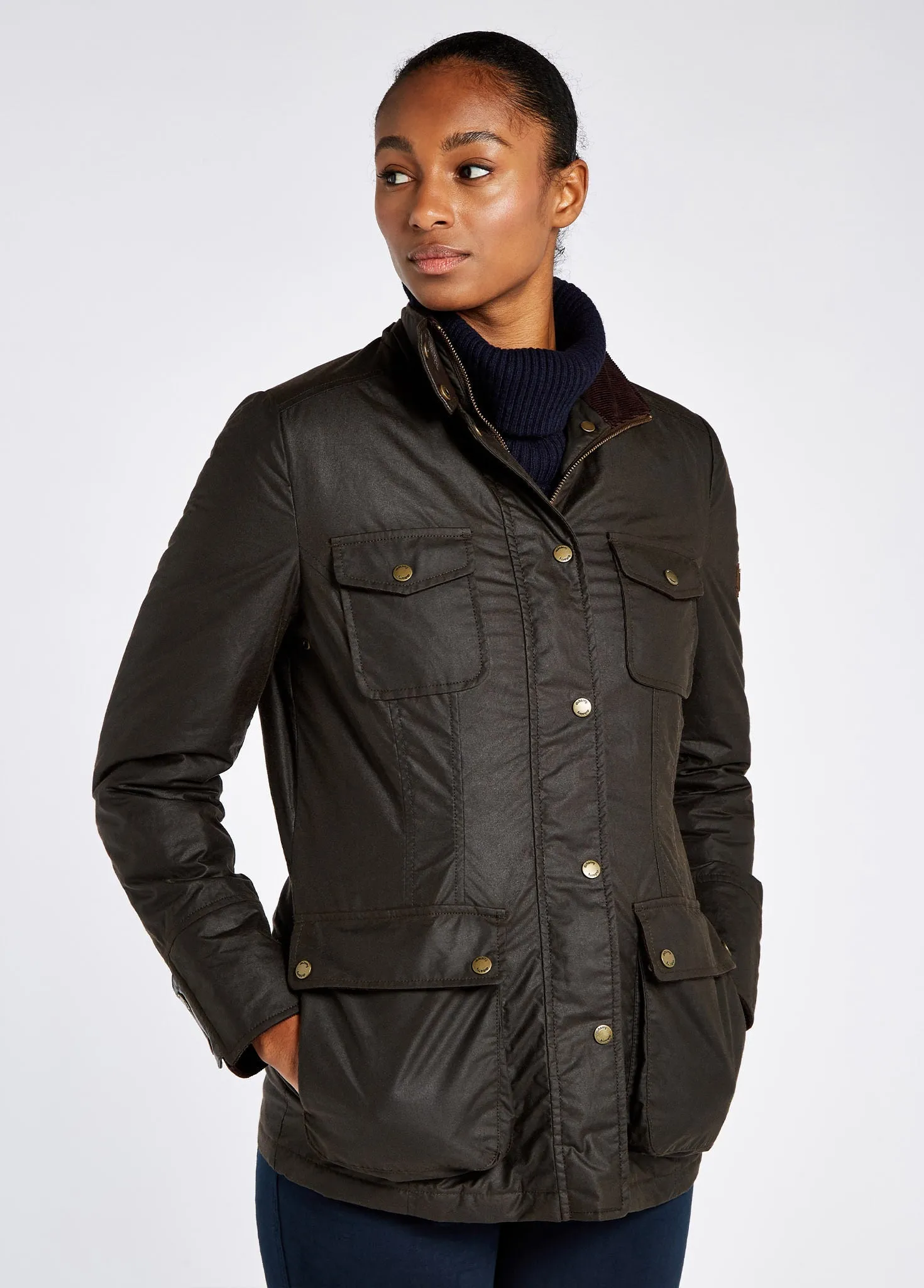 Munsboro Waxed Cotton Jacket - Verdigris